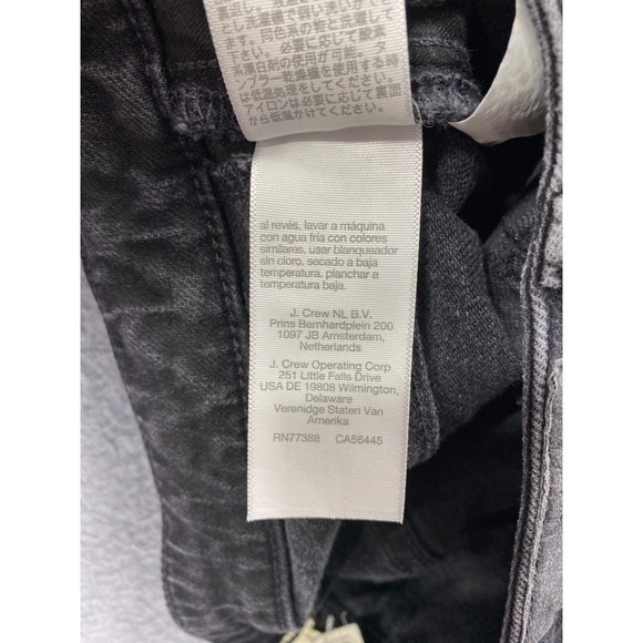 Madewell Jeans Womens 32 Black Curvy 90s Straight Leg Dark Wash Stretch Denim - Picture 10 of 13